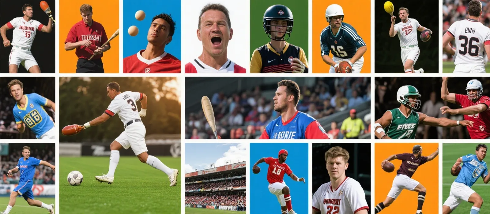 多项体育赛事拼贴图